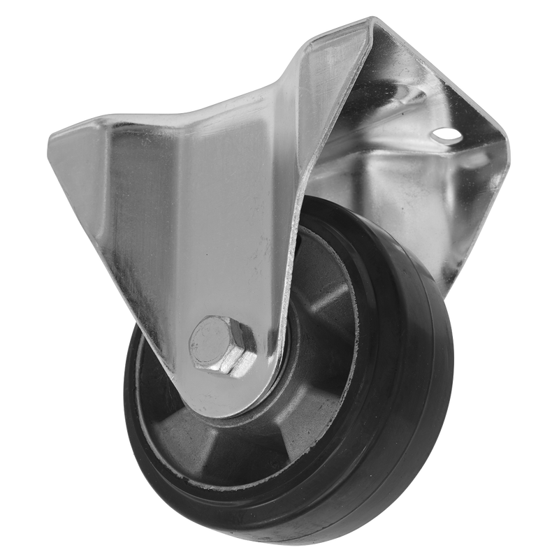 Sealey SCW5125FPEM 125mm Castor Wheel with Fixed Plate