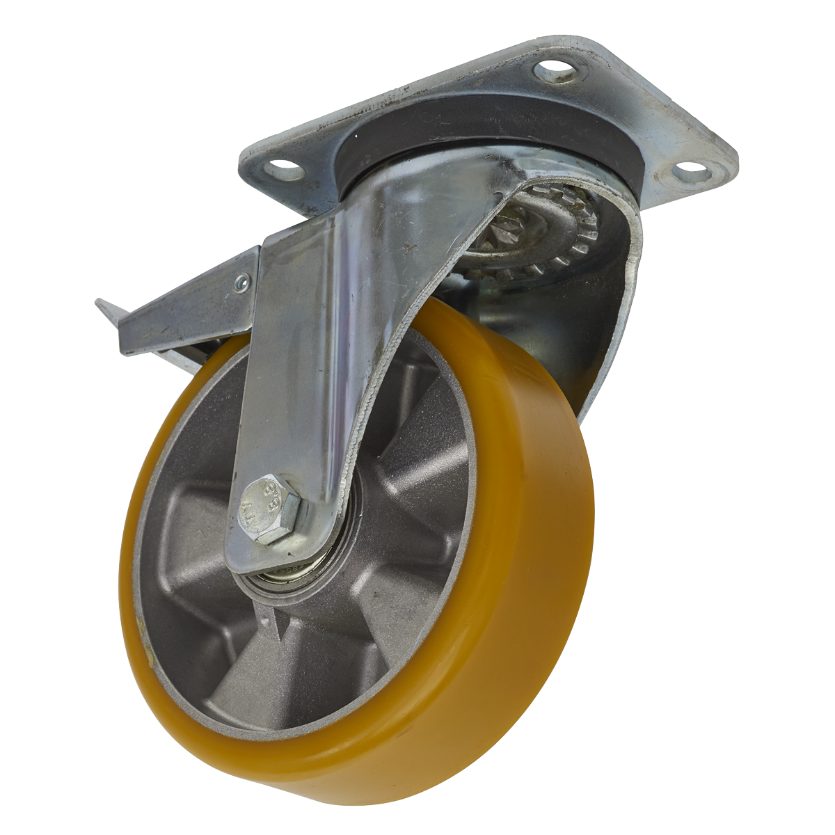 Sealey SCW5160SPL 160mm Castor Wheel with Swivel Plate & Total Lock