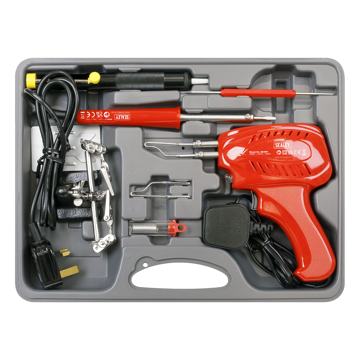 Sealey SD300K Soldering Gun/Iron Kit 230V 8pc - additional view 2