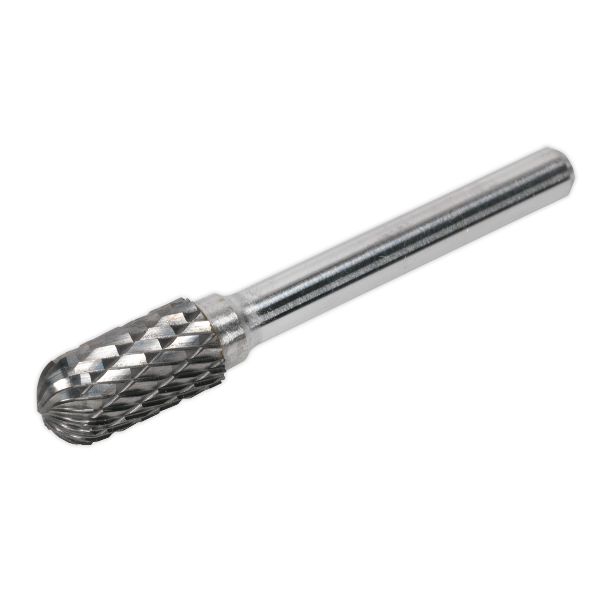 Sealey SDB02 Cylindrical Ball Nose Tungsten Carbide Rotary Burr 10mm
