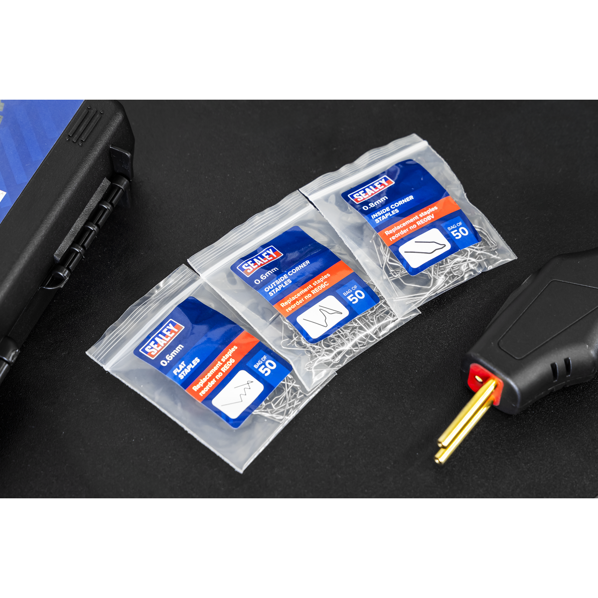 Sealey SDL16 Rechargeable Hot Stapler Repair Kit 18W - additional view 4