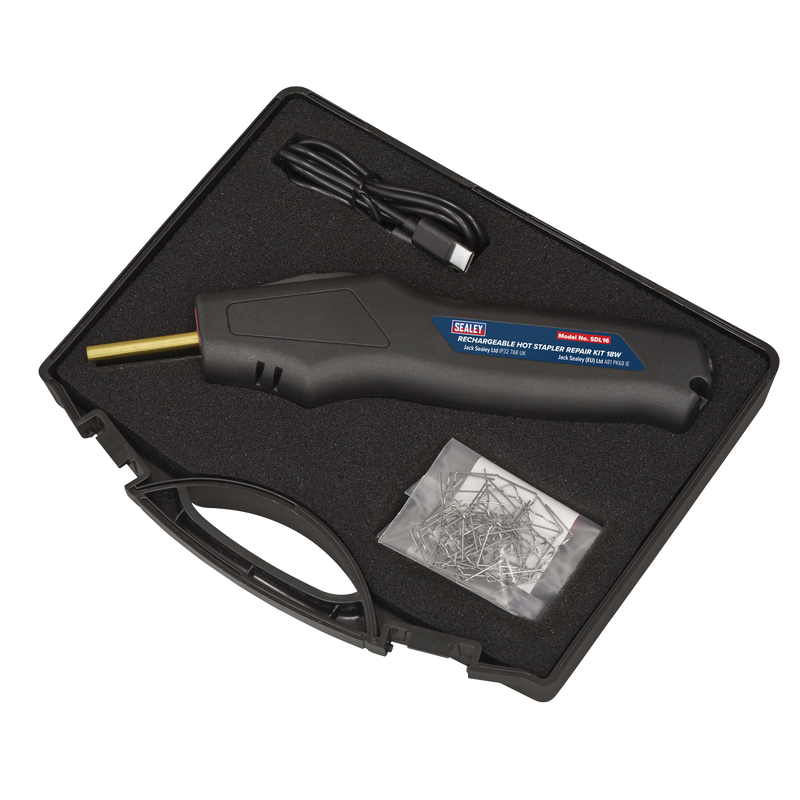 Sealey SDL16 Rechargeable Hot Stapler Repair Kit 18W - additional view 9