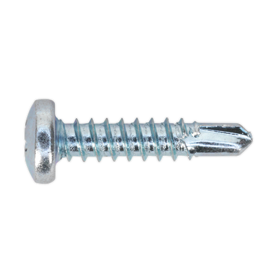 Sealey SDPH4219 Zinc Plated Self-Drilling Pan Head Phillips Screw 4.2 x 19mm - Pack of 100