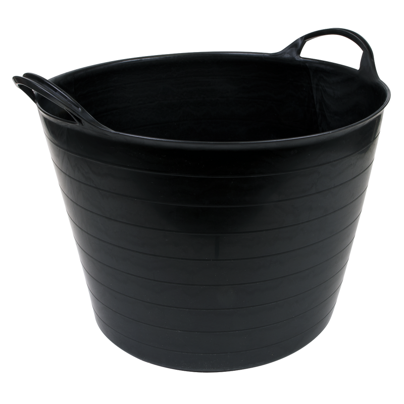 Sealey SFT40 Heavy-Duty Flexi Tub 40L - Black