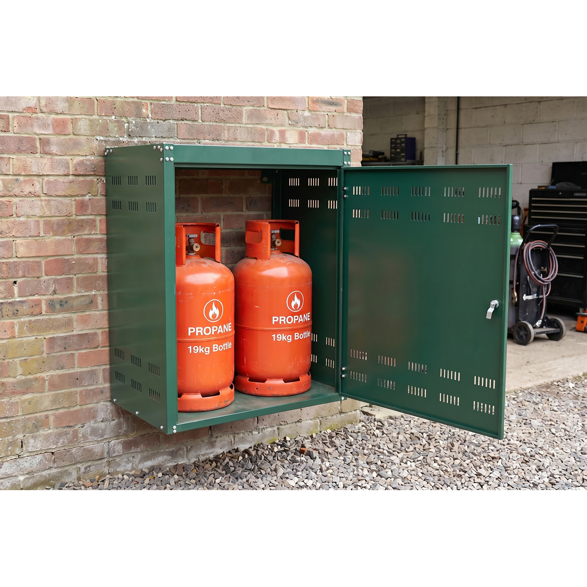 Sealey SGCSC219 Solid Gas Cylinder Safety Cabinet - 2 x 19kg - additional view 8