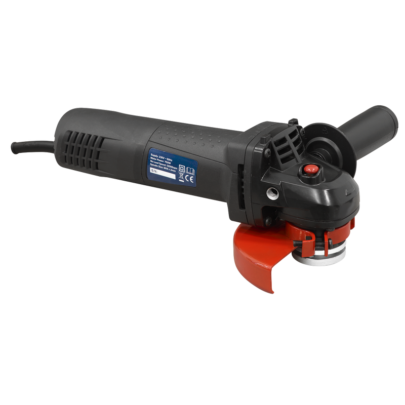 Sealey SGS115 115mm Angle Grinder Slim Body 750W/230V - additional view 4