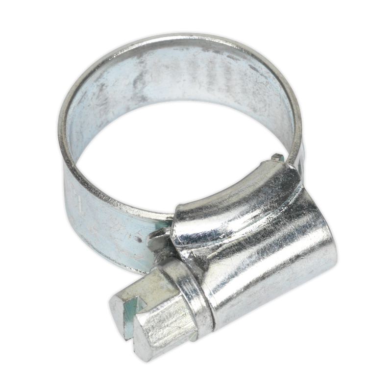 Sealey SHC000 Zinc Plated Hose Clip 8-14mm - Pack of 30