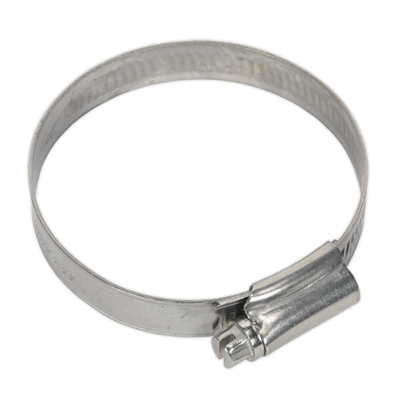 Sealey SHCSS2A Stainless Steel Hose Clip 44-64mm - Pack of 10