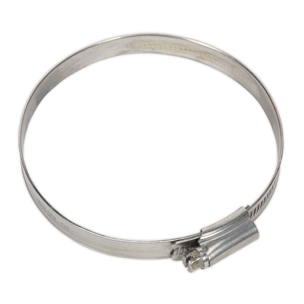 Sealey SHCSS4 Stainless Steel Hose Clip 80-100mm - Pack of 5