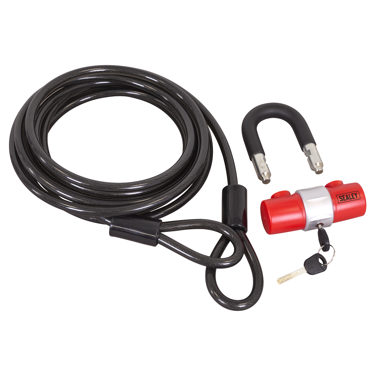 Sealey SHGCL5 Motorcycle Cable Lock 10mm x 5m - additional view 3