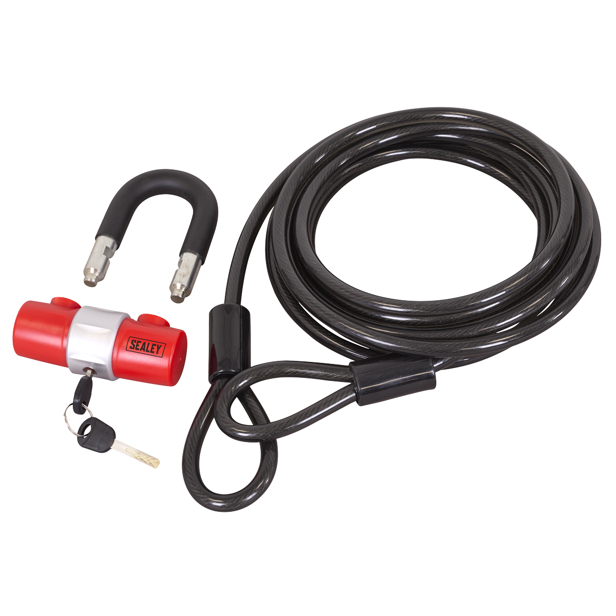 Sealey SHGCL5 Motorcycle Cable Lock 10mm x 5m - additional view 4