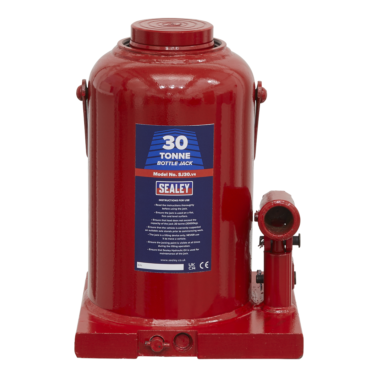 Sealey SJ30 Bottle Jack 30 Tonne - additional view 8