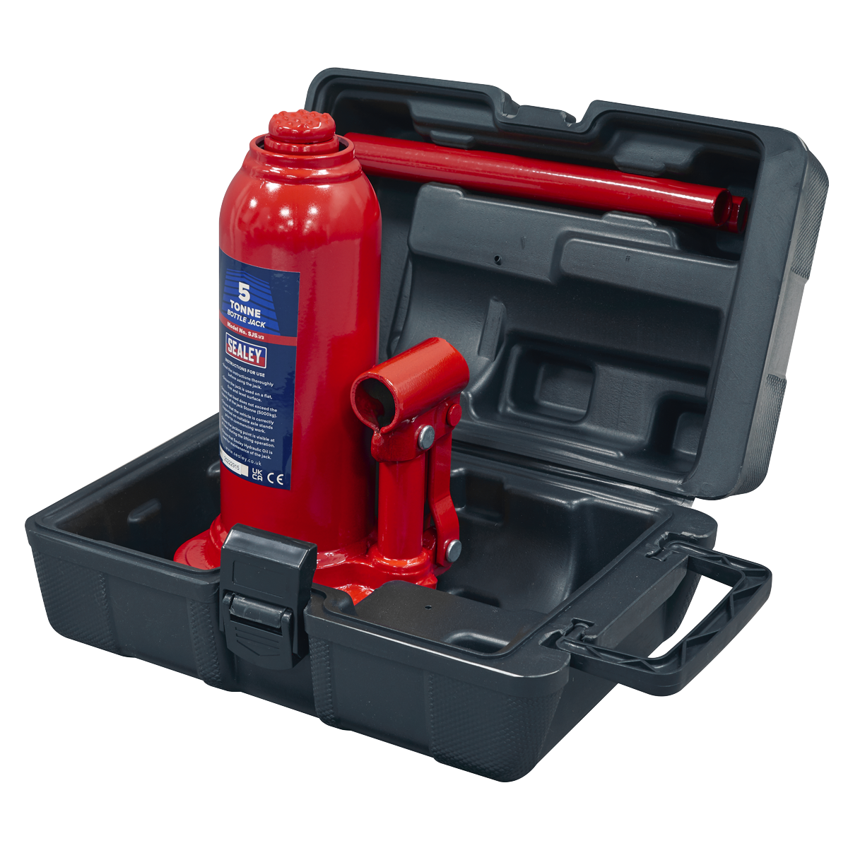 Sealey SJ5BMC Bottle Jack 5 Tonne with Storage Case - additional view 2