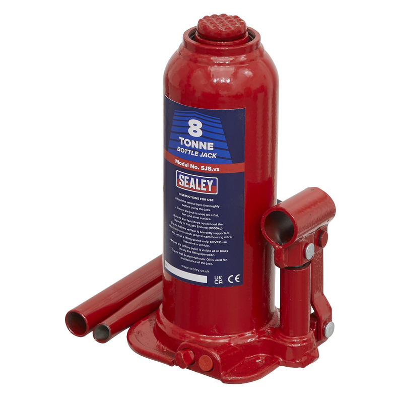 Sealey SJ8 Bottle Jack 8 Tonne