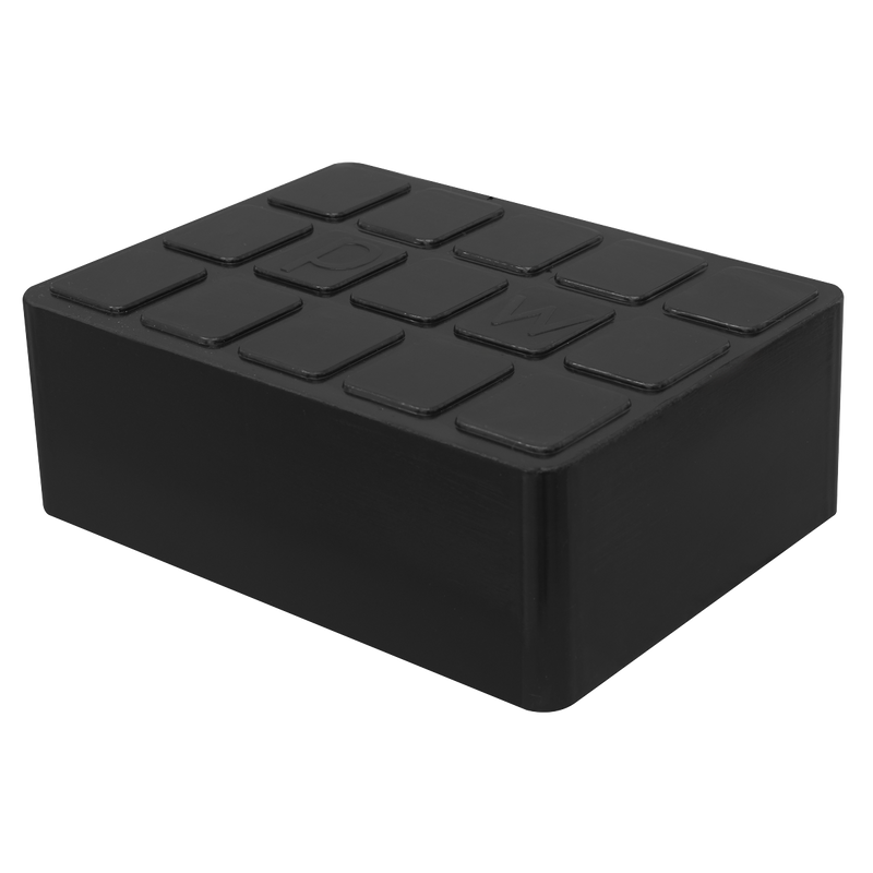 Sealey SJBEX.A02 Rubber Support Block for Viking Jacking Beams 60mm - additional view 6