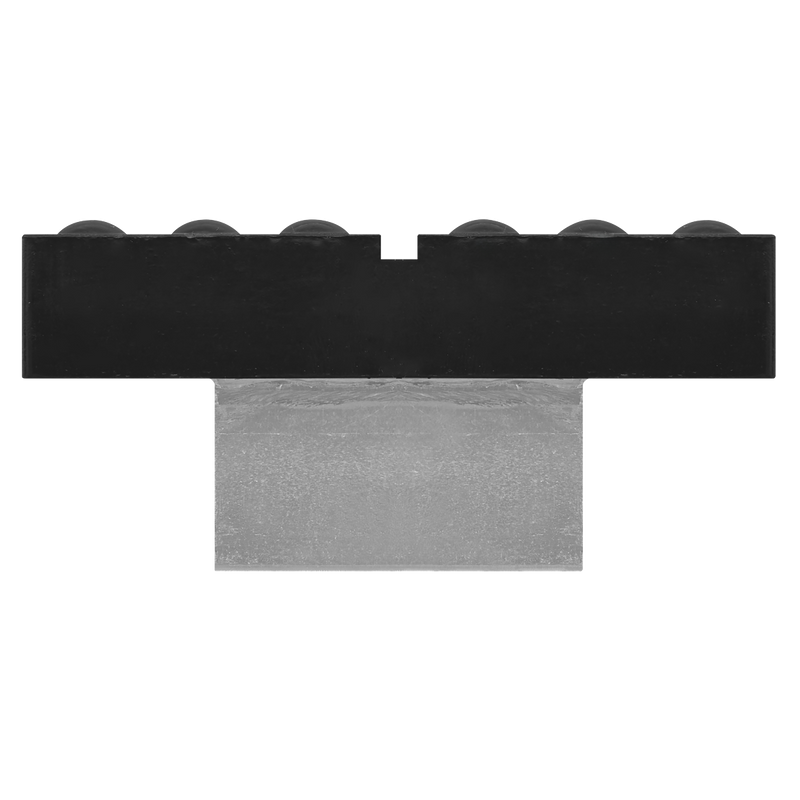 Sealey SJBEX.A05 Cross Slotted Rubber Support for Viking Jacking Beams 82mm - additional view 3