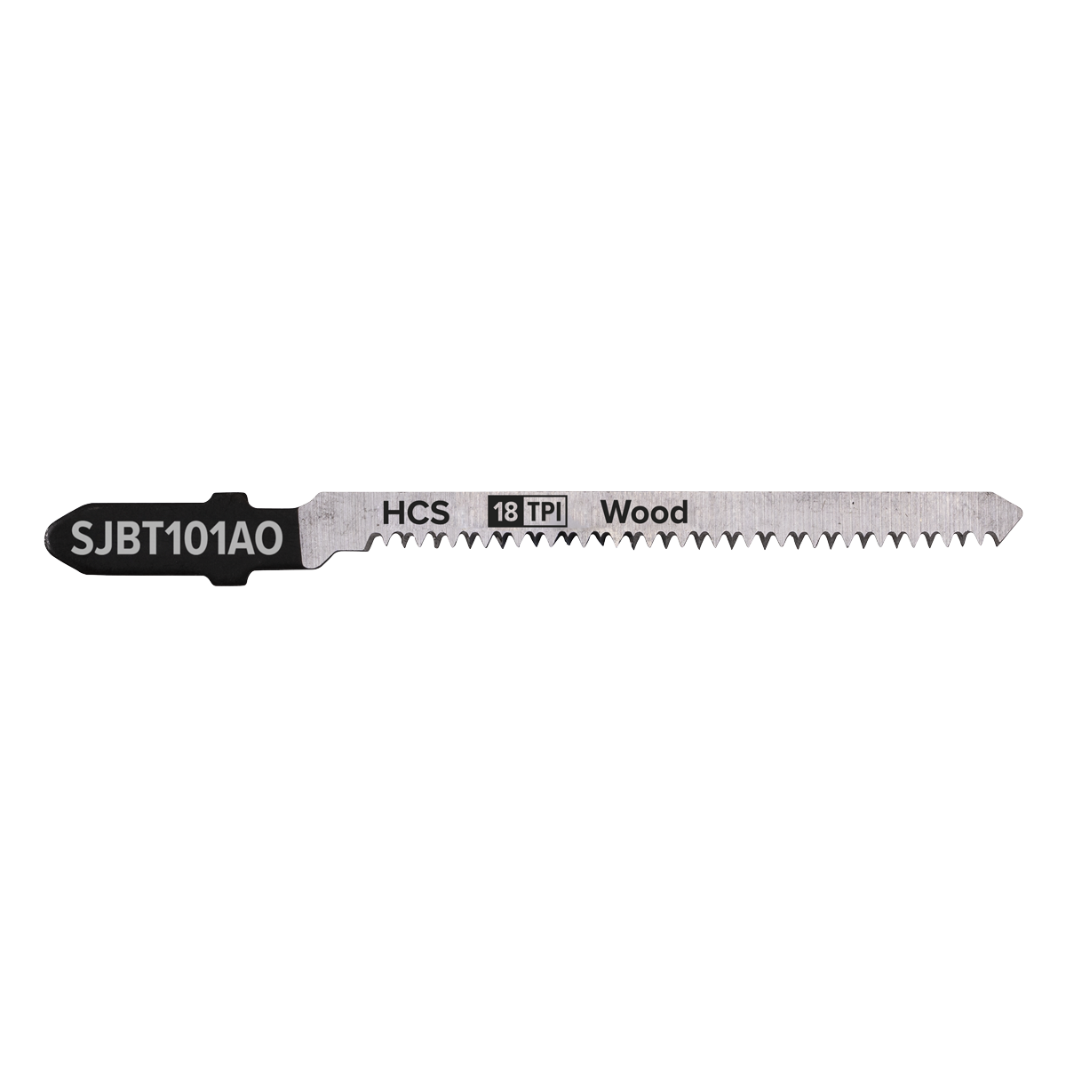 Sealey SJBT101AO Jigsaw Blade for Hard Wood 83mm 18tpi - Pack of 5 - additional view 2