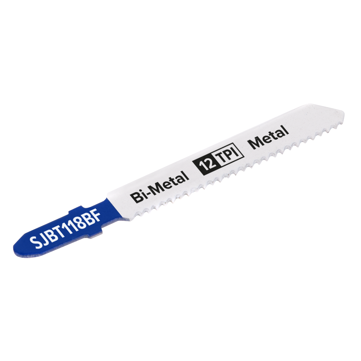 Sealey SJBT118BF Jigsaw Blade for Metal 75mm 12tpi - Pack of 5 - additional view 2
