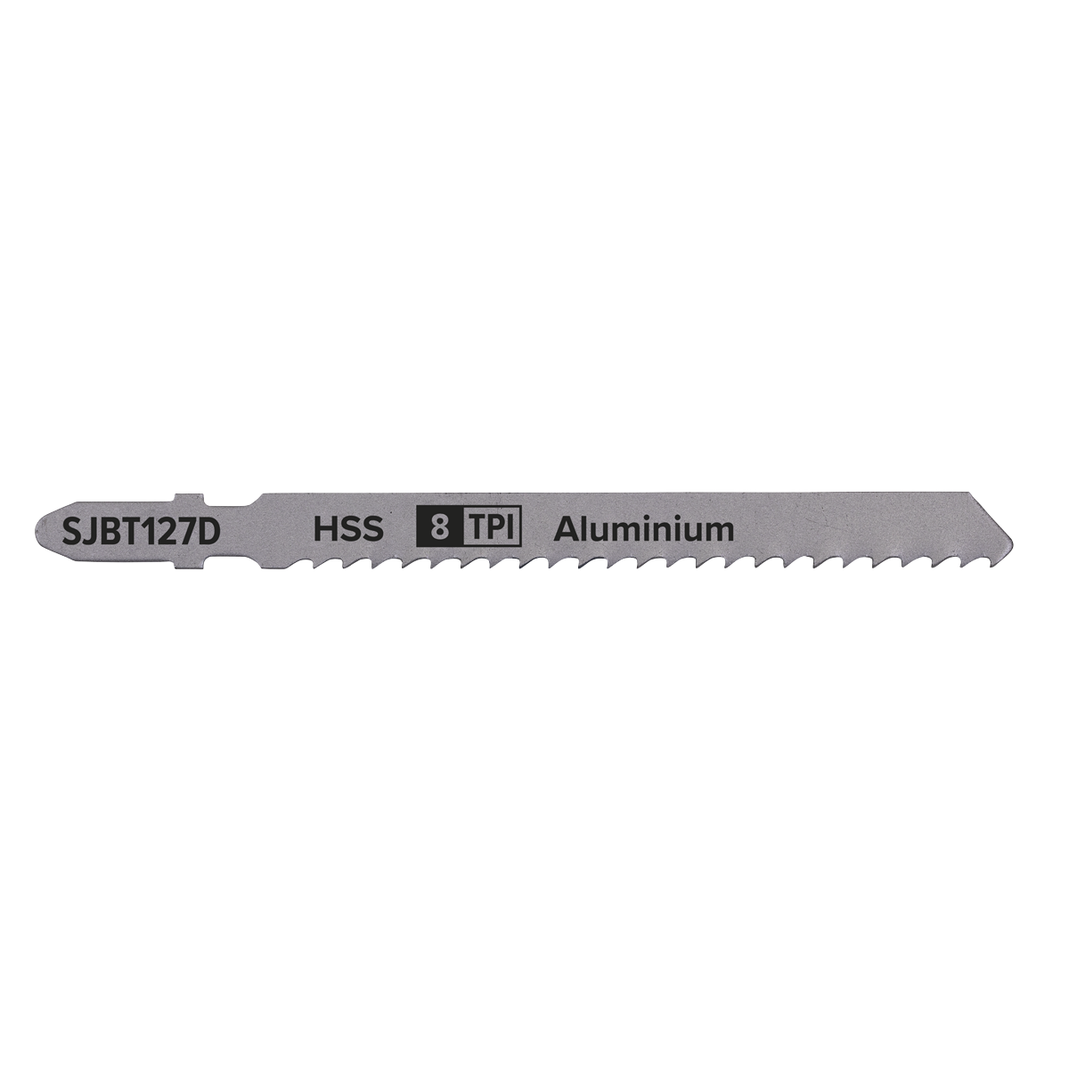 Sealey SJBT127D Jigsaw Blade for Aluminium 100mm 8tpi - Pack of 5 - additional view 2