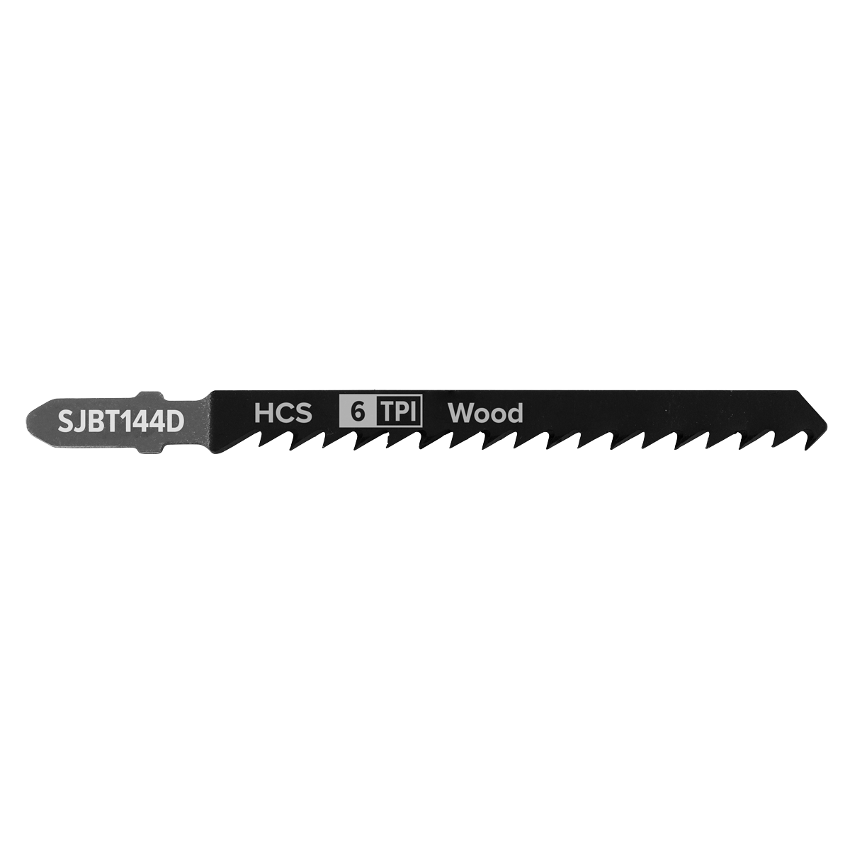 Sealey SJBT144D Jigsaw Blade for General Wood 100mm 6tpi - Pack of 5 - additional view 2