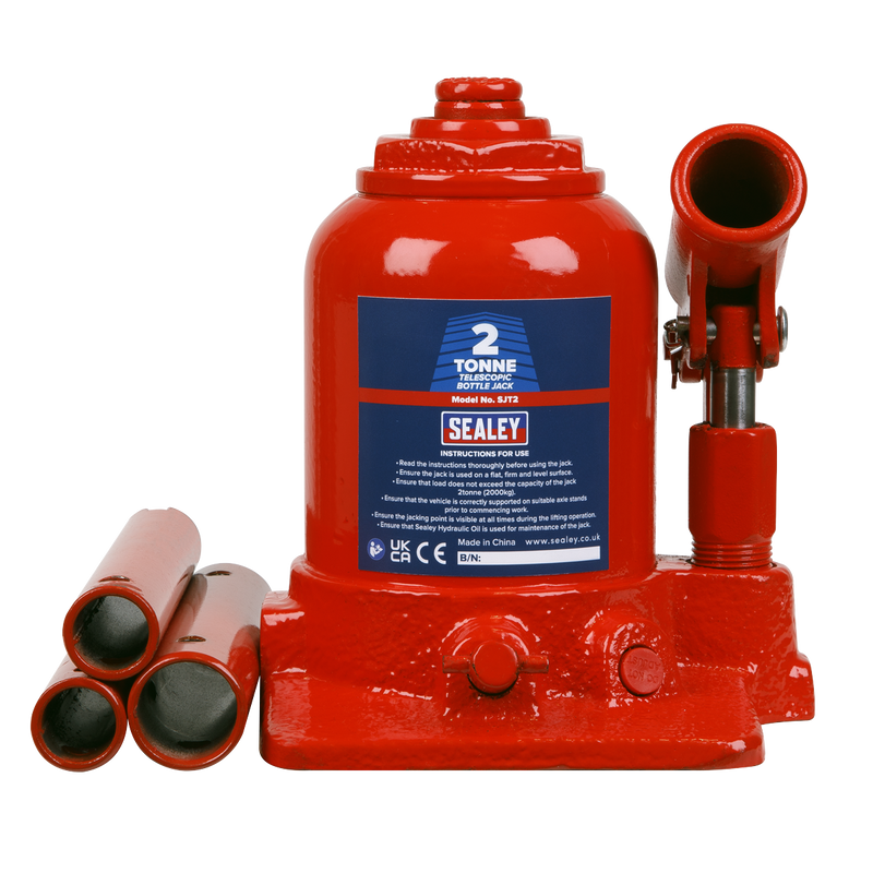Sealey SJT2 Telescopic Bottle Jack 2 Tonne - additional view 9