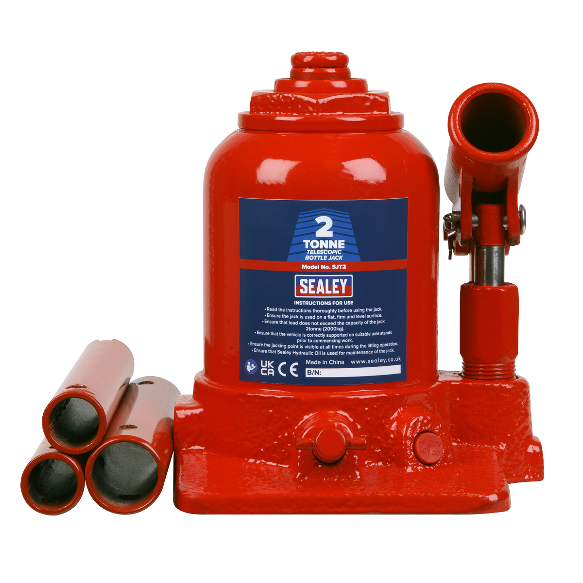 Sealey SJT2 Telescopic Bottle Jack 2 Tonne - additional view 9