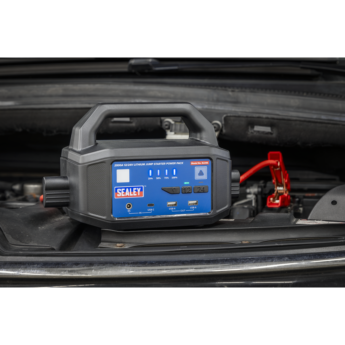 Sealey SL34S 12/24V Lithium-ion Jump Starter Power Pack 2500A - additional view 2