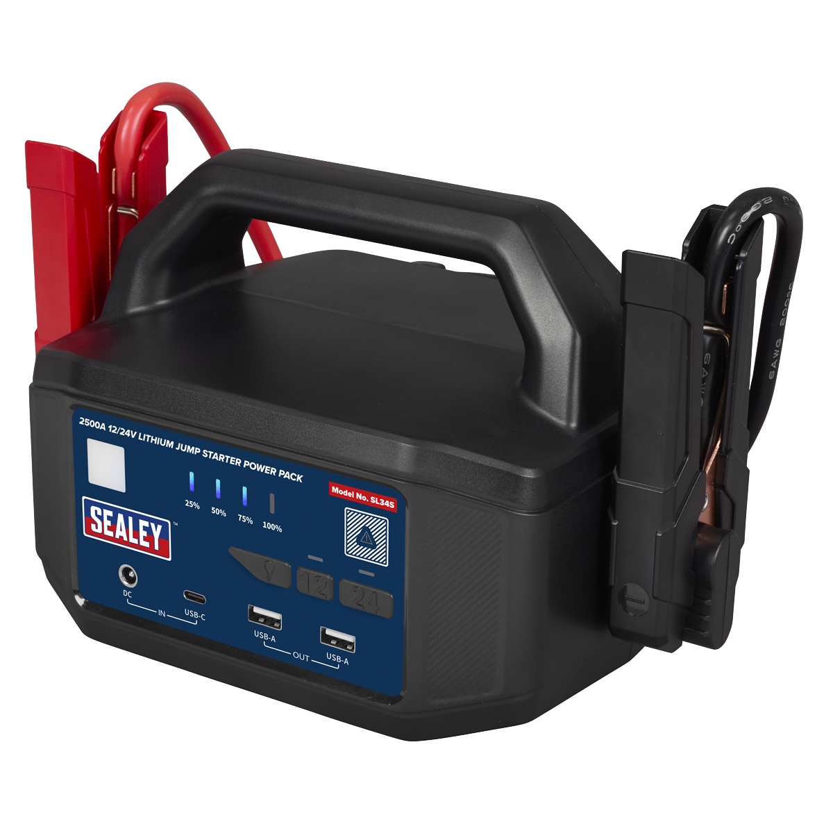Sealey SL34S 12/24V Lithium-ion Jump Starter Power Pack 2500A - additional view 7