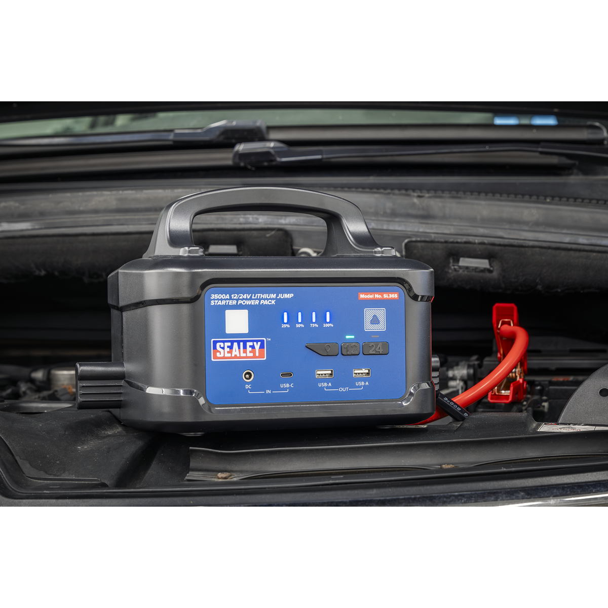 Sealey SL36S 3500A 12/24V Lithium Jump Starter Power Pack - additional view 8