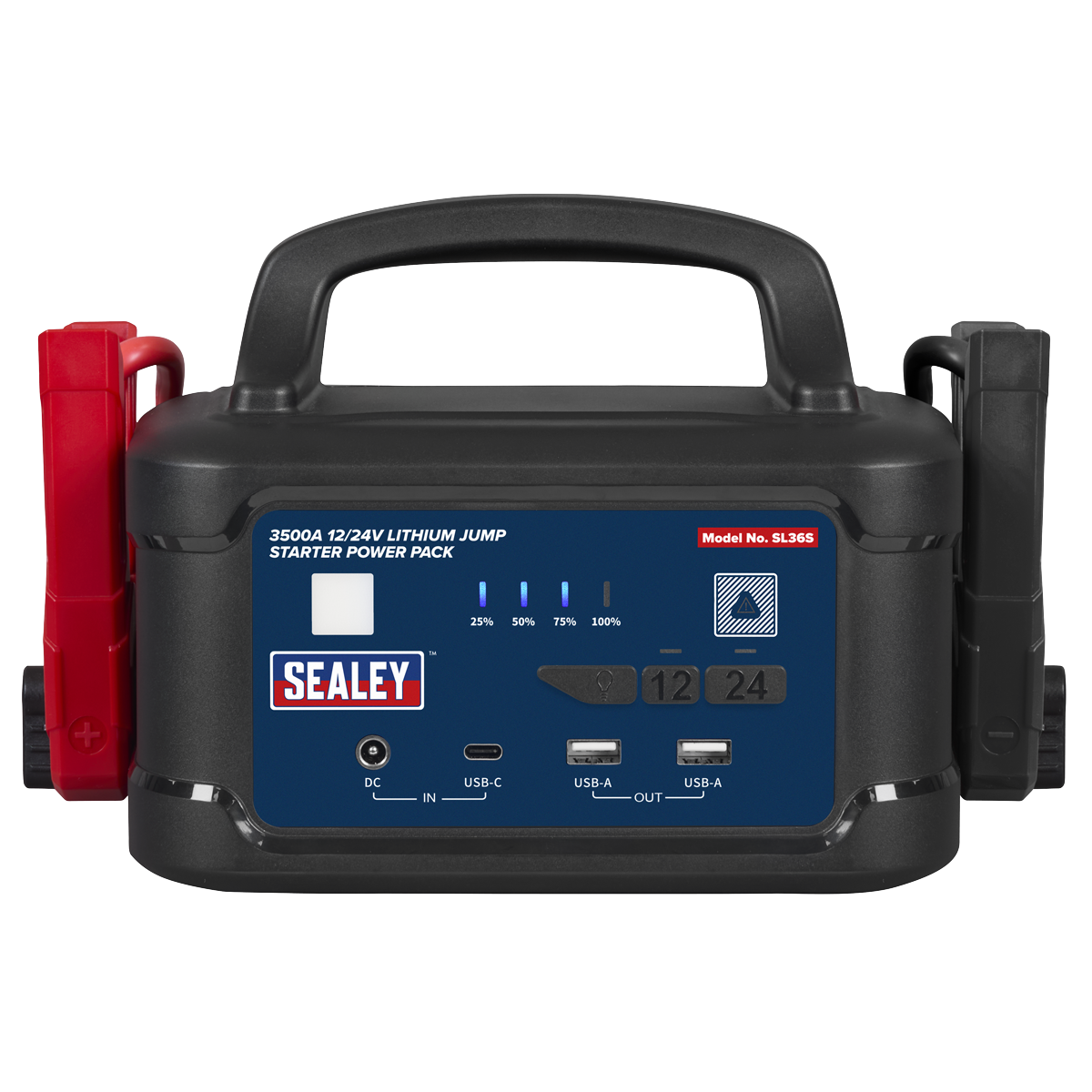 Sealey SL36S 3500A 12/24V Lithium Jump Starter Power Pack - additional view 4