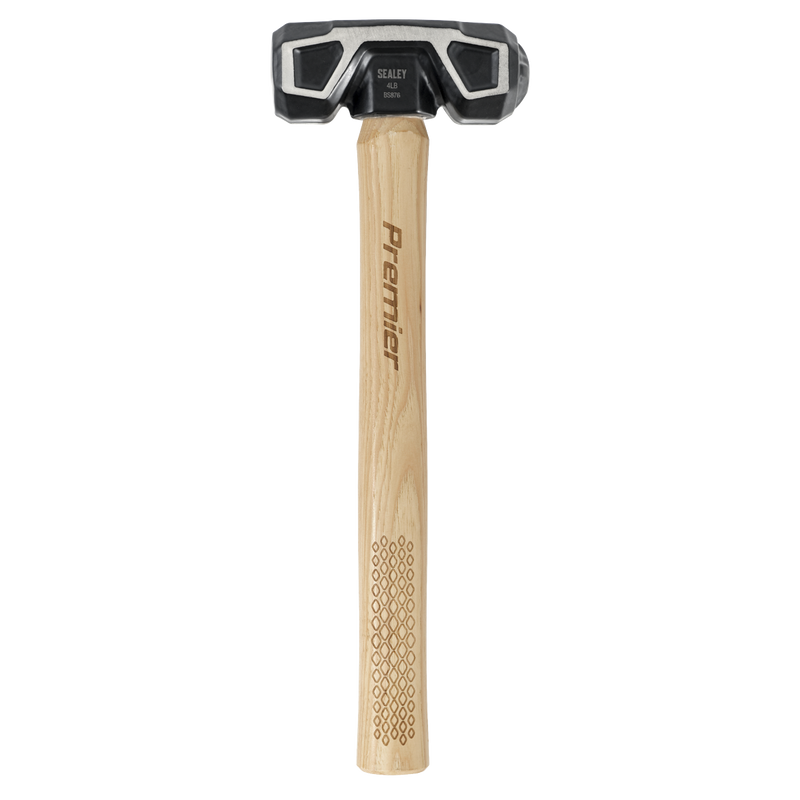 Sealey SLH041 Premier Short Handle Sledge Hammer with Hickory Shaft 4lb - additional view 2