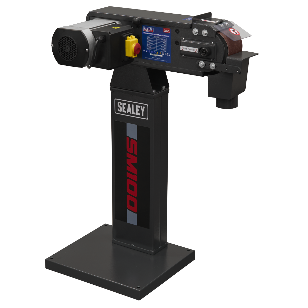 Sealey SM100 Power Belt Sander/Linisher 100 x 1220mm 1500W/230V