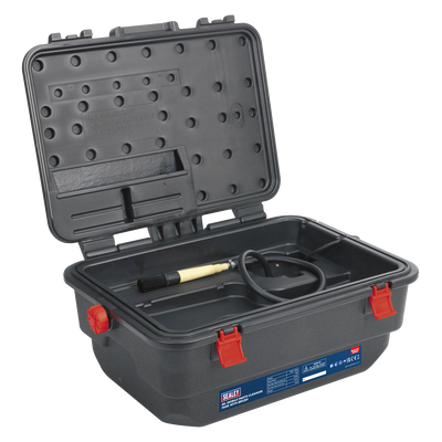 Sealey SM222 Mobile Parts Cleaning Tank with Brush 16L