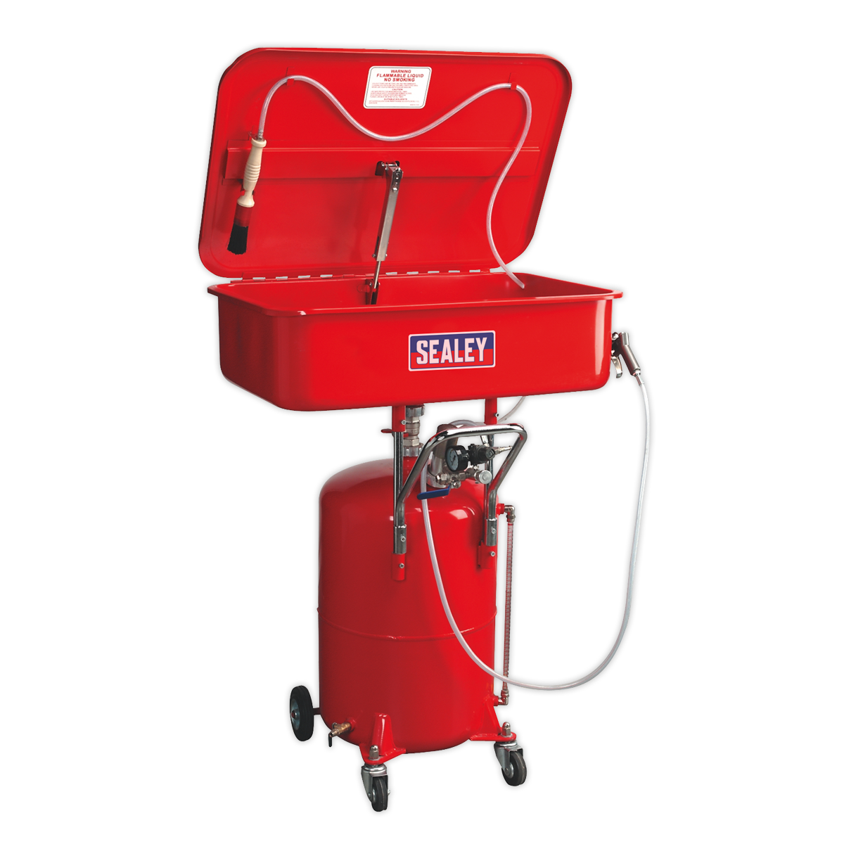 Sealey SM224 Air Operated Mobile Parts Washer 50L with 65L Reservoir
