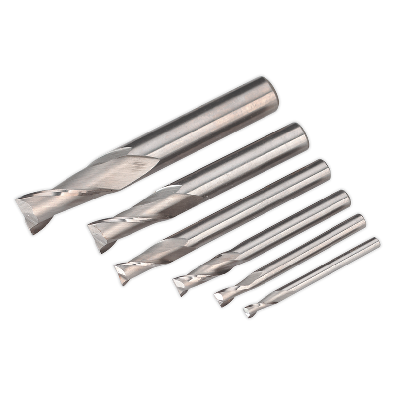 Sealey SM2503EMSET HSS End Mill Set MT2 3-10mm