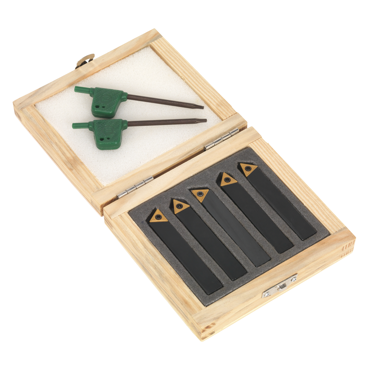 Sealey SM3025CS1 Indexable Lathe Turning Tool Set 10mm 5pc - additional view 2