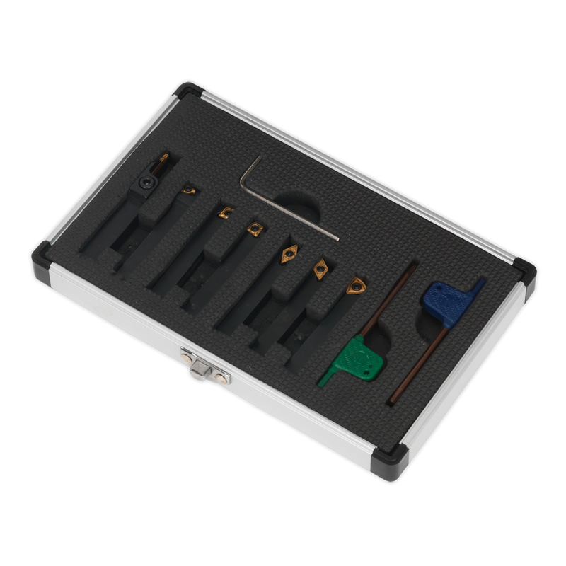 Sealey SM3025CS5 Indexable Lathe Turning Tool Set 8mm 7pc - additional view 5