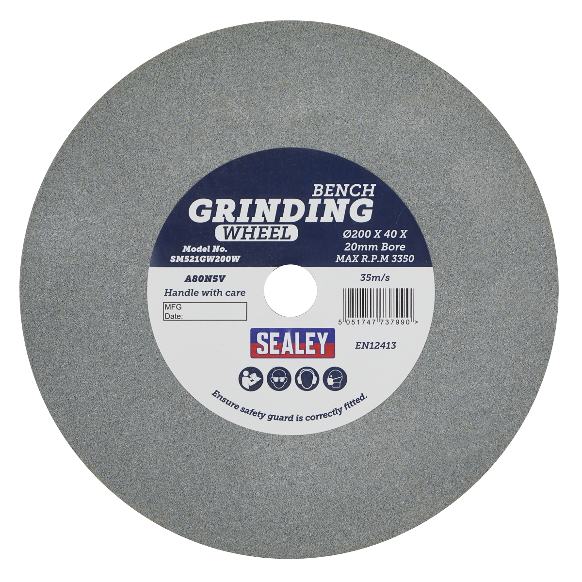 Sealey SM521GW200W Wet Stone Wheel for SM521 200mm - additional view 2