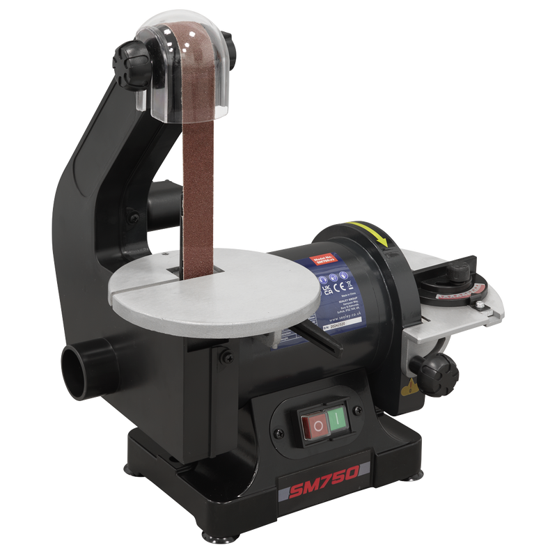 Sealey SM750 762 x 25mm Belt/125mm Disc Sander 250W/230V - additional view 4
