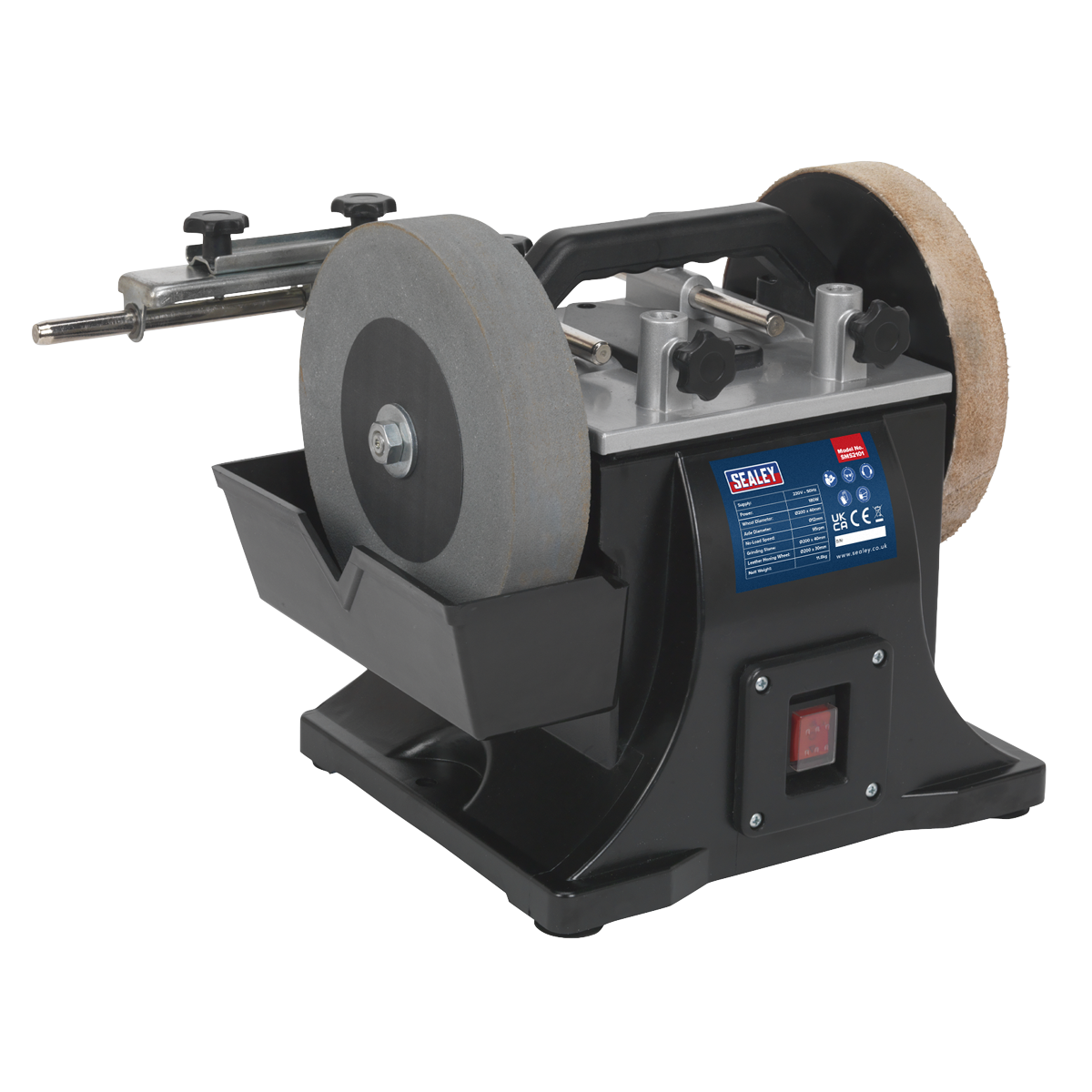 Sealey SMS2101 200mm Sharpener with Honing Wheel 180W - additional view 3