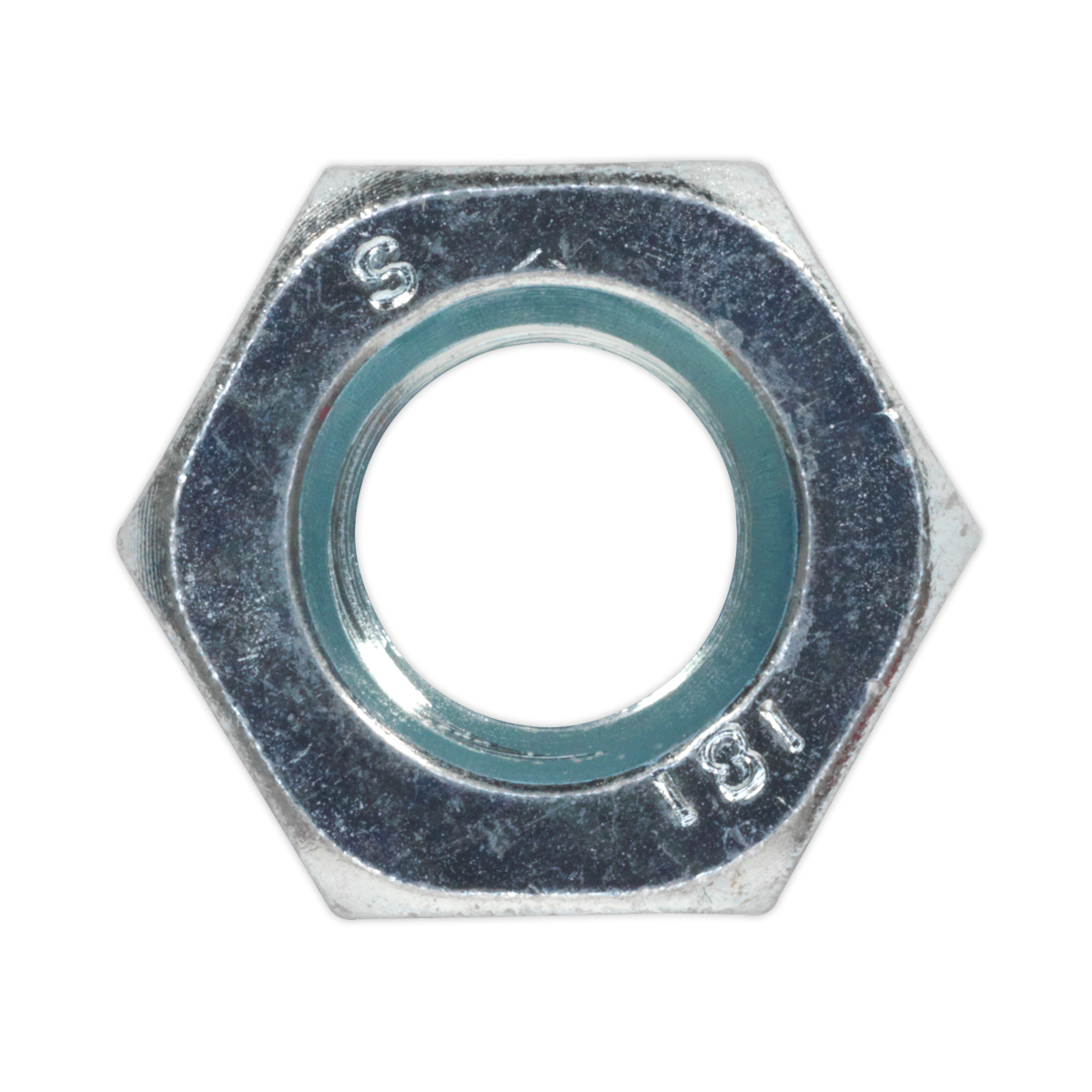Sealey SN10 Zinc Plated Steel Nut M10, DIN 934 - Pack of 100 - additional view 3