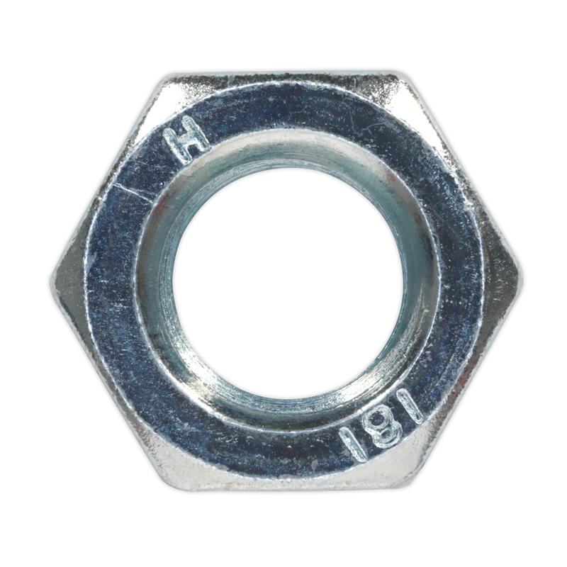 Sealey SN14 Zinc Plated Steel Nut M14, DIN 934 - Pack of 25 - additional view 3