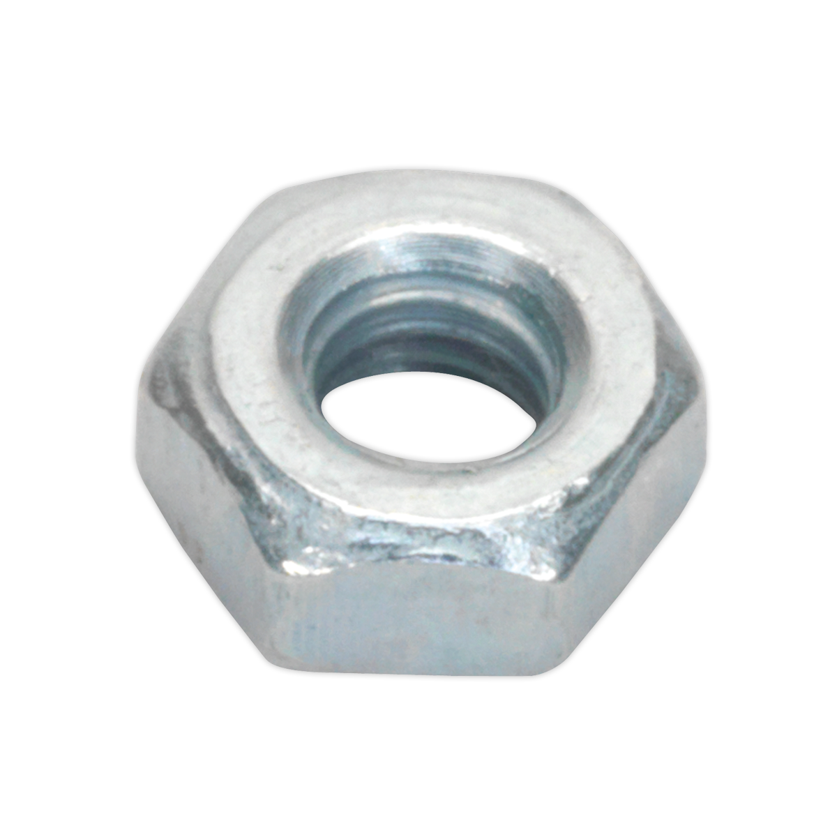 Sealey SN3 Zinc Plated Steel Nut M3, DIN 934 - Pack of 100