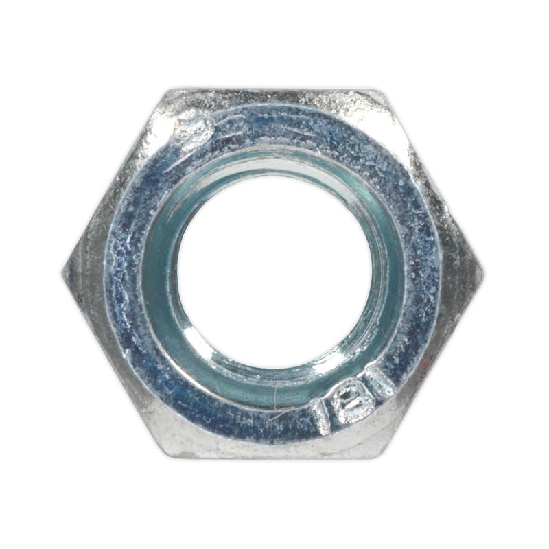 Sealey SN8 Zinc Plated Steel Nut M8, DIN 934 - Pack of 100 - additional view 3
