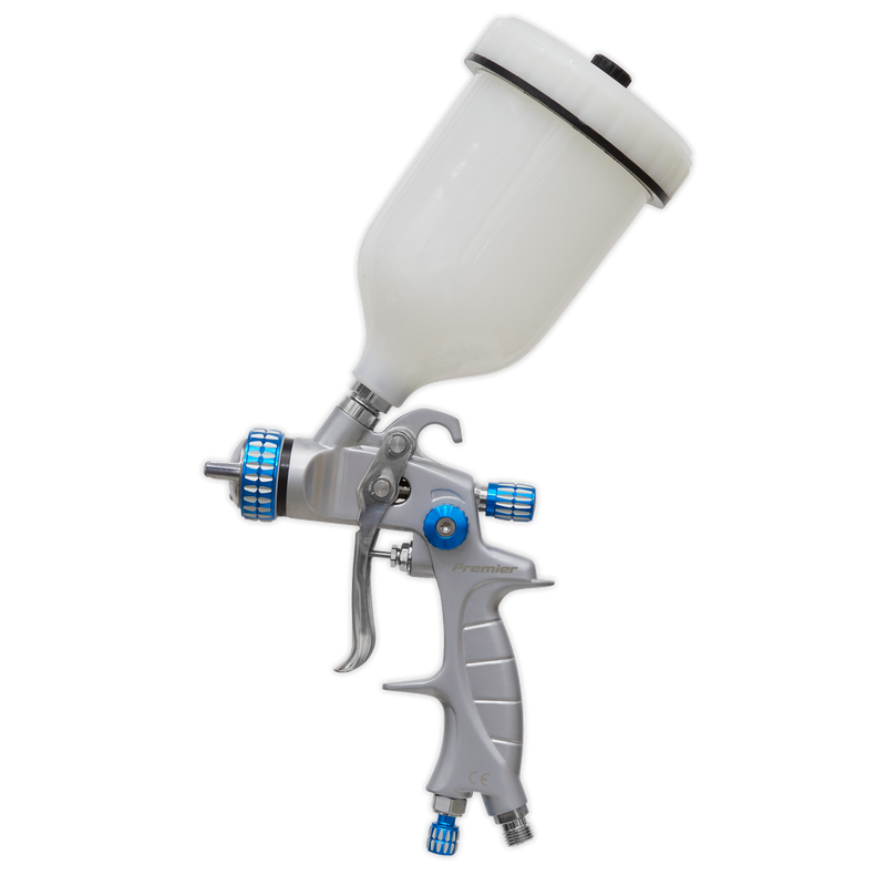 Sealey SP01 Premier Professional SP Gravity Feed Spray Gun 1.4mm Set-Up - additional view 3
