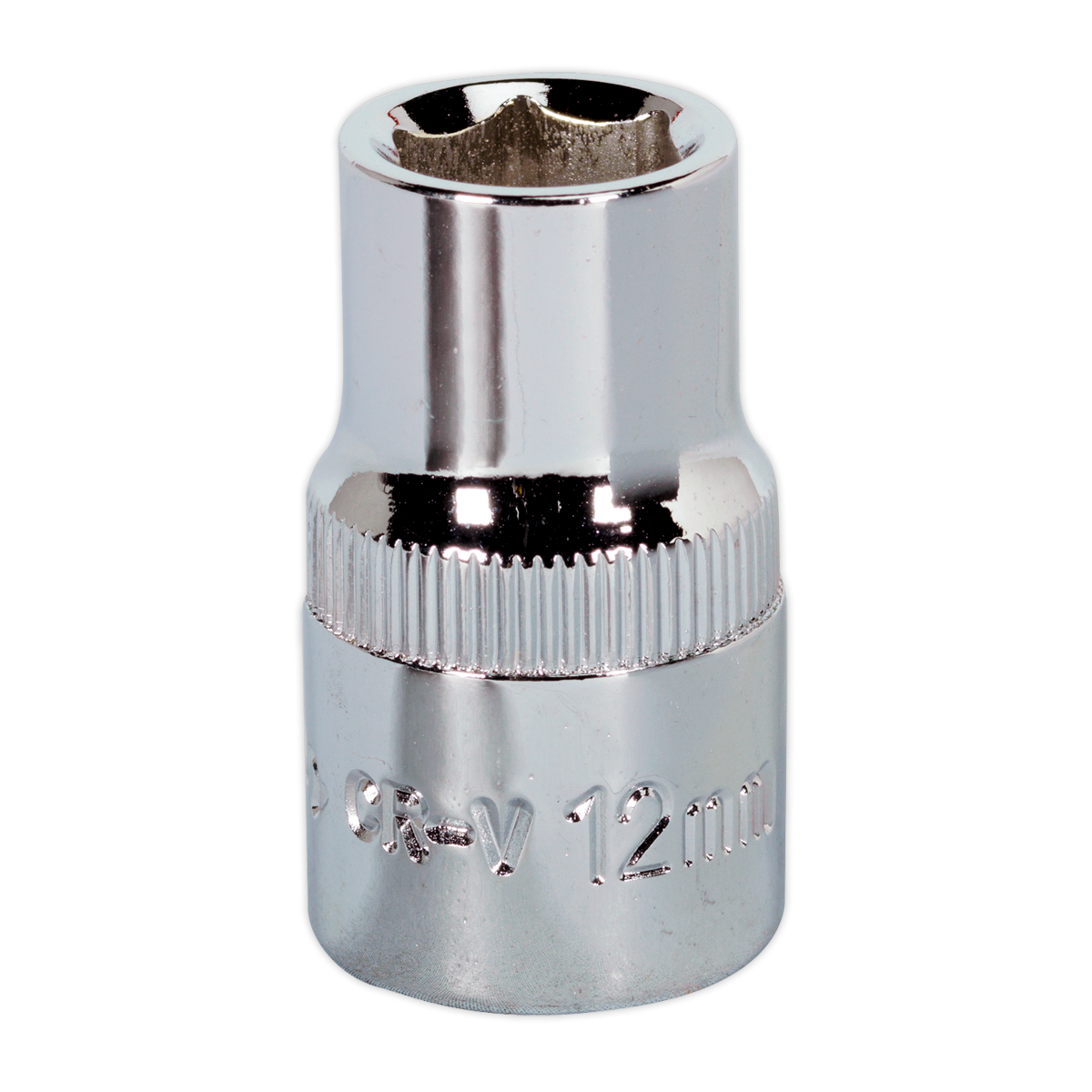 Sealey SP1212 Premier Fully Polished Socket 1/2"Sq Drive 12mm