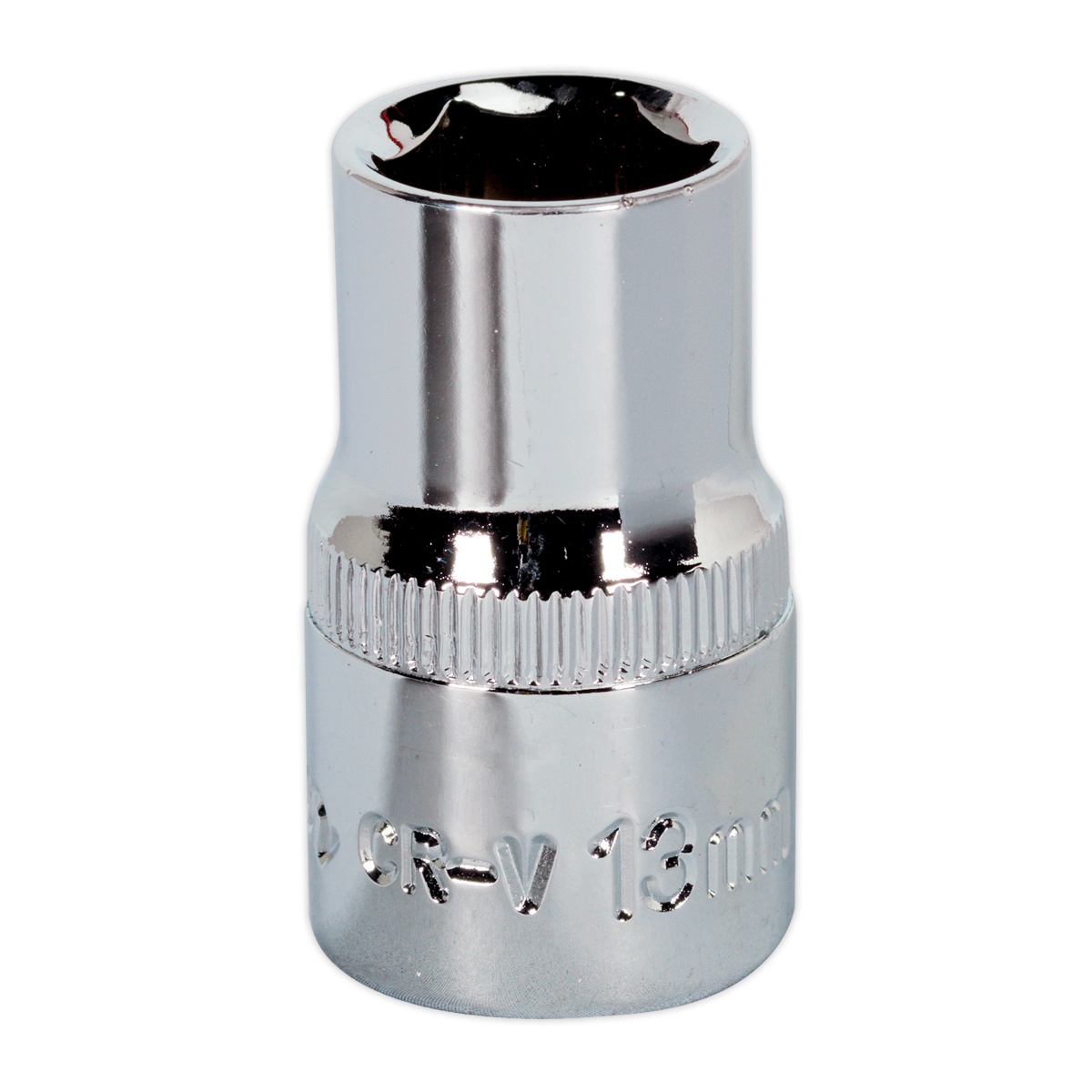 Sealey SP1213 Premier Fully Polished Socket 1/2"Sq Drive 13mm