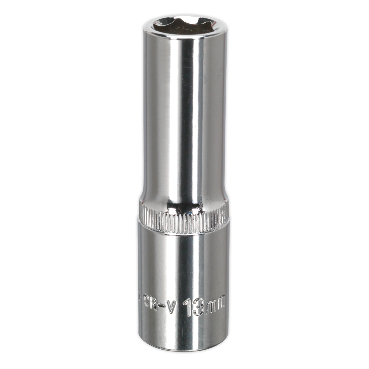 Sealey SP1213D Premier Fully Polished Deep Socket 1/2"Sq Drive 13mm