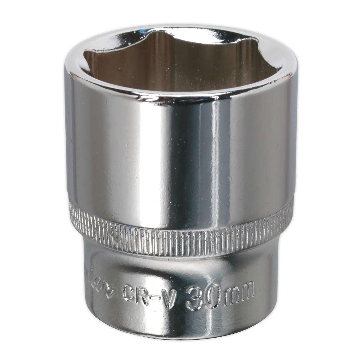 Sealey SP1230 Premier Fully Polished Socket 1/2"Sq Drive 30mm