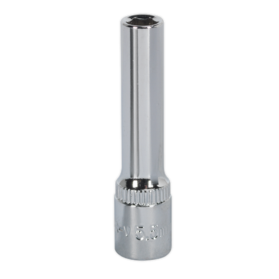 Sealey SP14055D Premier Fully Polished Deep Socket 1/4"Sq Drive 5.5mm